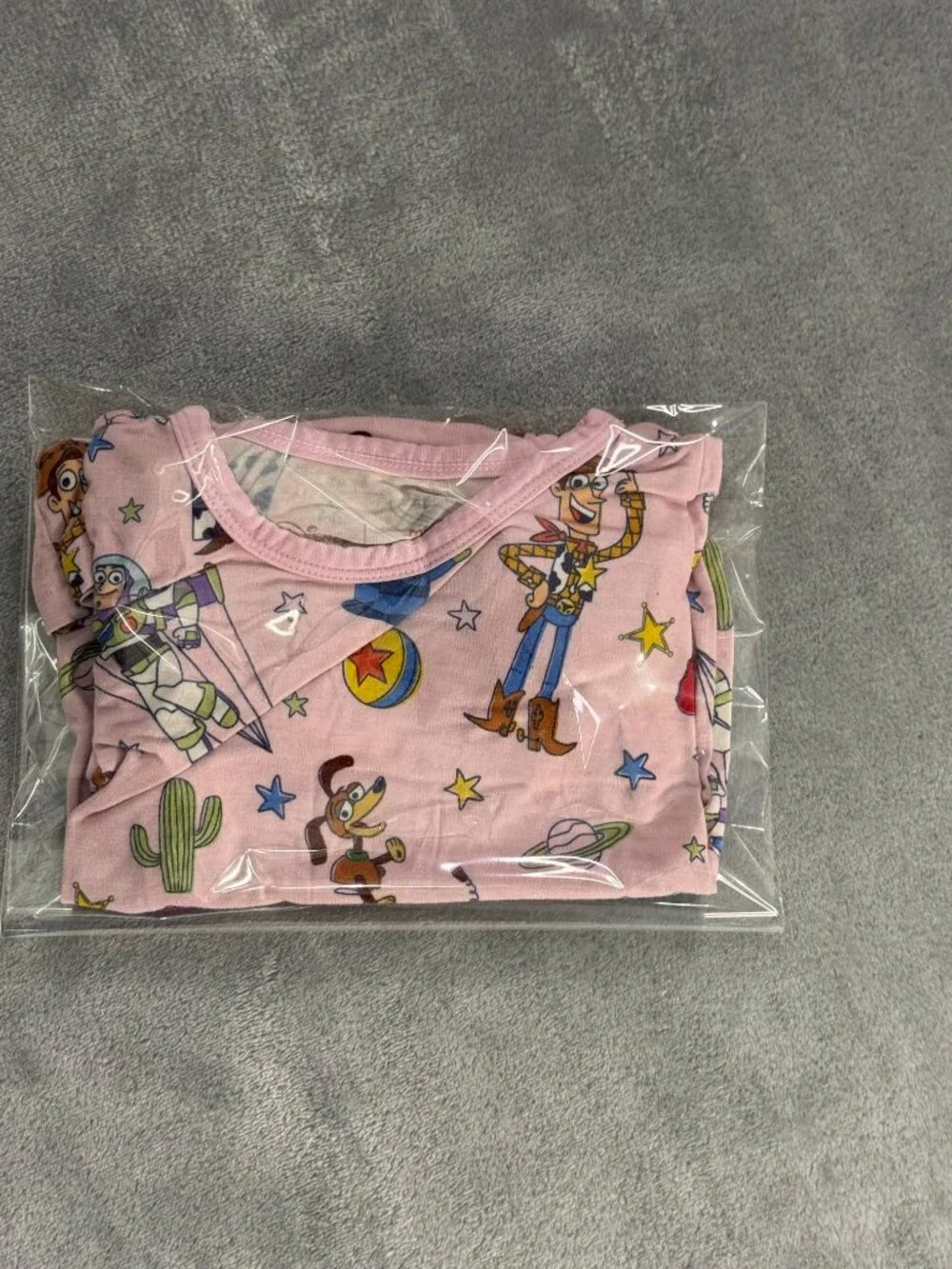 Little Sleepies Disney Story Pals Pink Two Piece Pajamas 18-24 Months